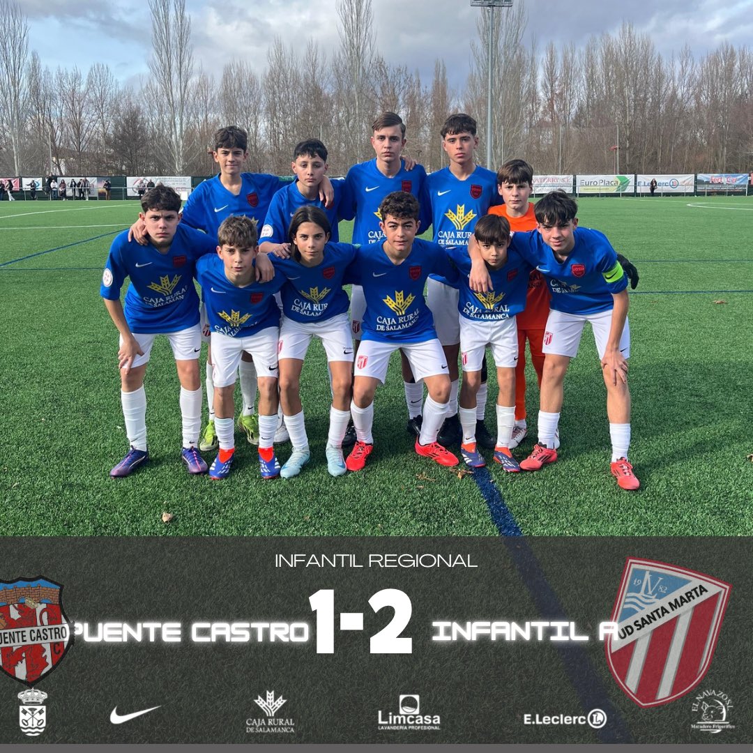 UDSantaMarta's tweet photo. 🔴⚪️ #AcademiaUDSM | INFANTIL REGIONAL ⚪️🔴

FINAL en León. GRAN TRIUNFO de nuestro Infantil A, con remontada incluida, con goles de Iker y Omar. Espectacular trabajo. A seguir así, máquinas 💪❤️

Puente Castro 1️⃣🆚2️⃣ Infantil A 

#OrgulloUDSM https://t.co/iYDT4CJLL9