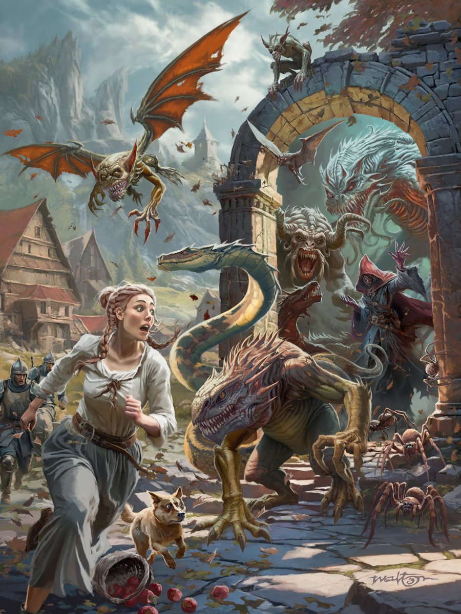 The cover for Gary Gygax's Living Fantasy is done.
Interested in tomes of world building material.... check out what is coming up

trolllord.com/the-gygaxian-f…