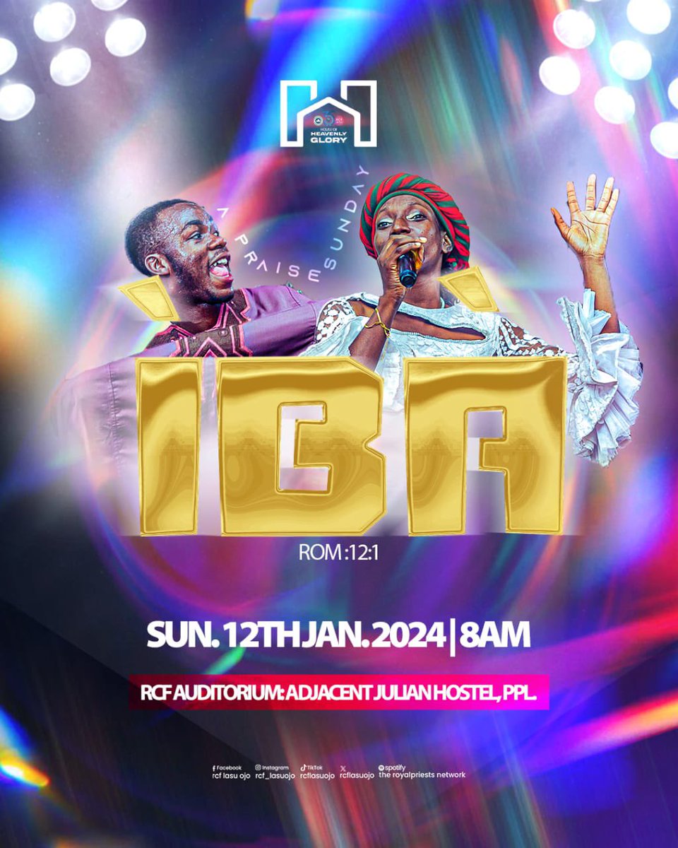 rcflasuojo's tweet photo. As we step into the new year, we're reminded that our lives are a sacred offering to the King of Kings,

Join us tomorrow for our first service of the year, where we'll gather to reverence and honor God so come expecting an encounter with Abba,
#rccg #SundayService https://t.co/GyHcxSMKhy