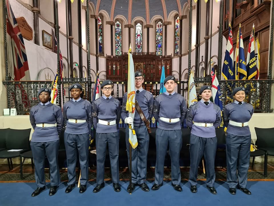 The Cadets did the squadron proud. Attending the 75th and final Memorial Service. HMS Truculent and the RAF Lancaster, which crashed on its way to help the rescue of the HMS Truculent crew.