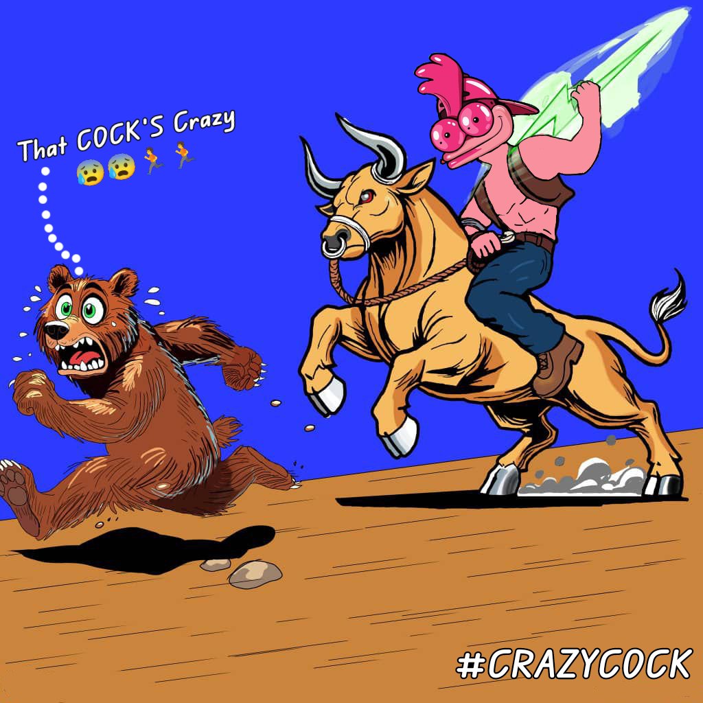 CryptoCanvas0's tweet photo. My Entry to the contest
#crazycock https://t.co/MRq0NemhO2