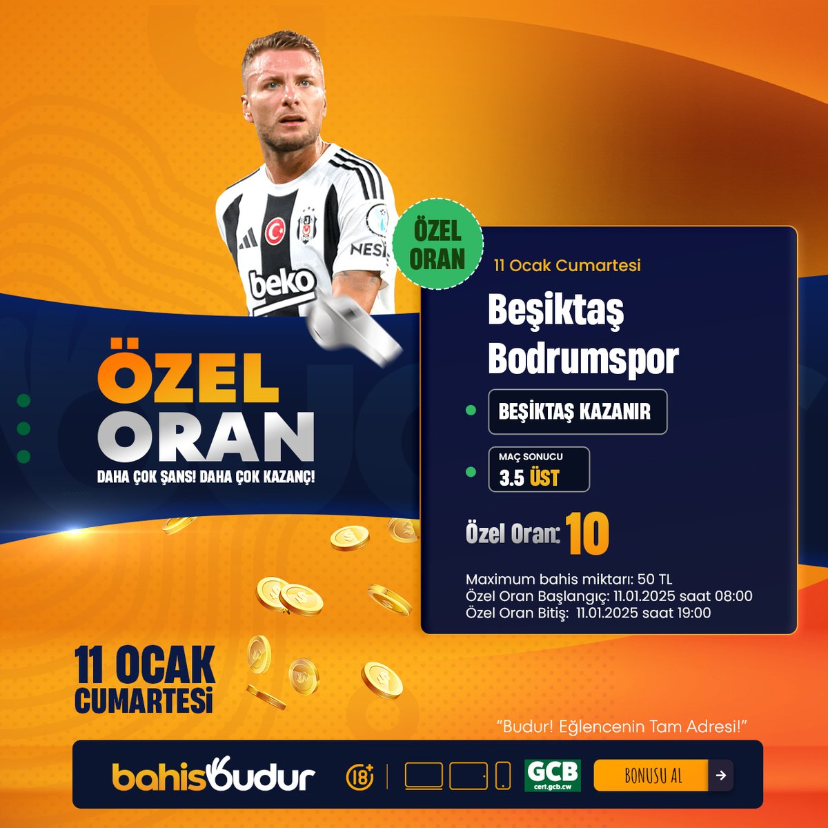 tvbudur's tweet photo. ⚫️ Heyecan dorukta, şimdi tarafını seç!🧡 🫢 

⭐️   Beşiktaş 🆚 Bodrumspor  🌟 

Özel oran sadece Bahisbudur da 

⚡ Güncel Giriş (https://t.co/wjQZzMCaPi) https://t.co/TF5SFZdUiA