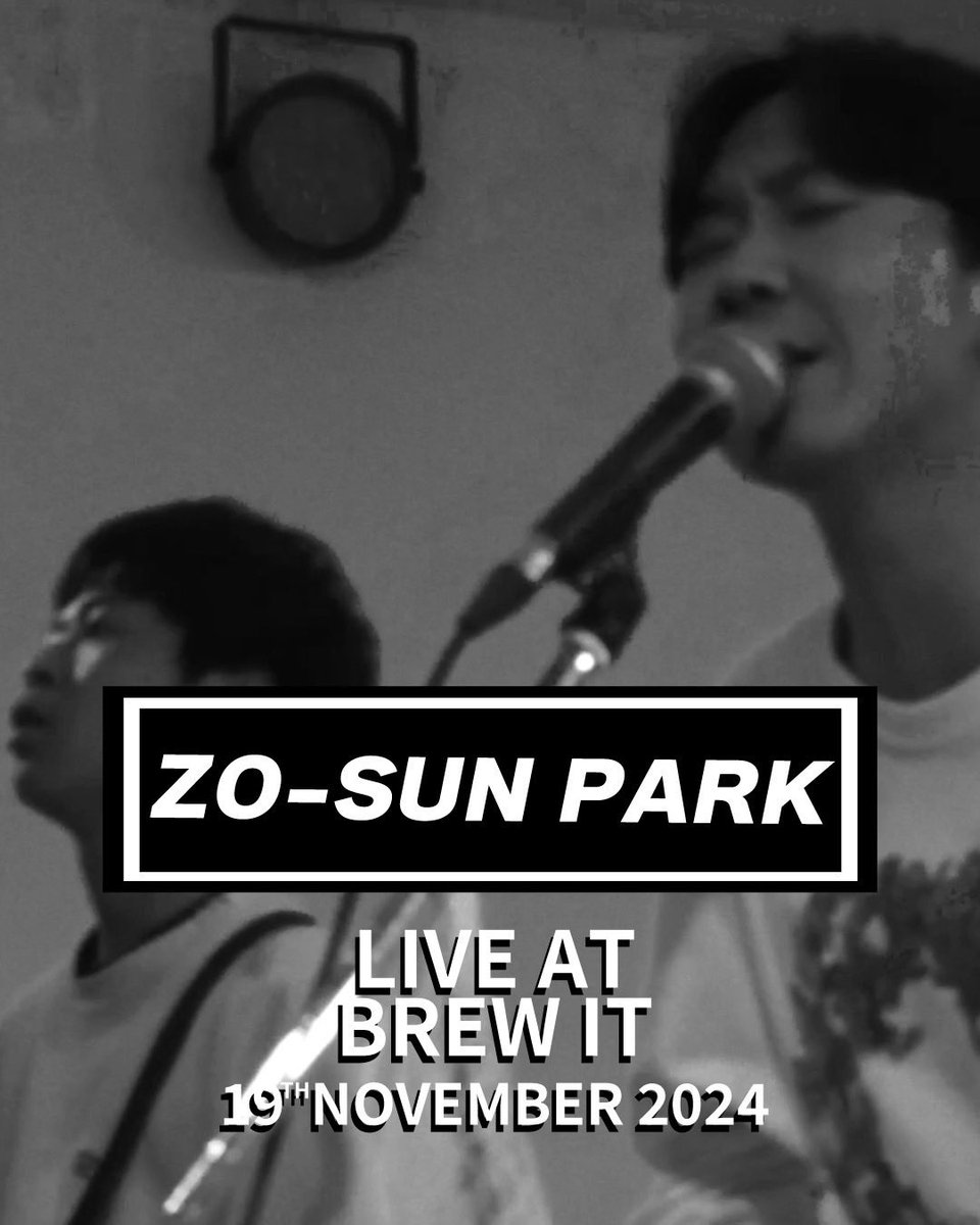 zo_sun_park's tweet photo. 【上映会】
シーラカンス＆brew itの佐々木さんが2024年11月19日のライブ映像を編集して上映会をしてくれるみたいです‼️

1/25 19:00~ brew itにて行われます！
入場料等かからないので気軽に見に来てください！メンバーは来たり来なかったりしそうです！演奏は一切しません！一緒に映像見ましょう！ https://t.co/Nk7dQYr86x
