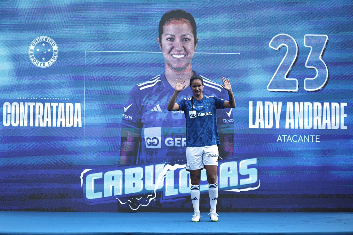 ascabulosascec's tweet photo. Lady Andrade é do Cruzeiro! A meia-atacante colombiana, com passagem por sete países, traz experiência e talento. Nome de peso na Seleção Colombiana, foi campeã dos Jogos Pan-Americanos de 2019.
Divulgação/Cruzeiro
📸 Gustavo Martins https://t.co/yBScIf0D5s
