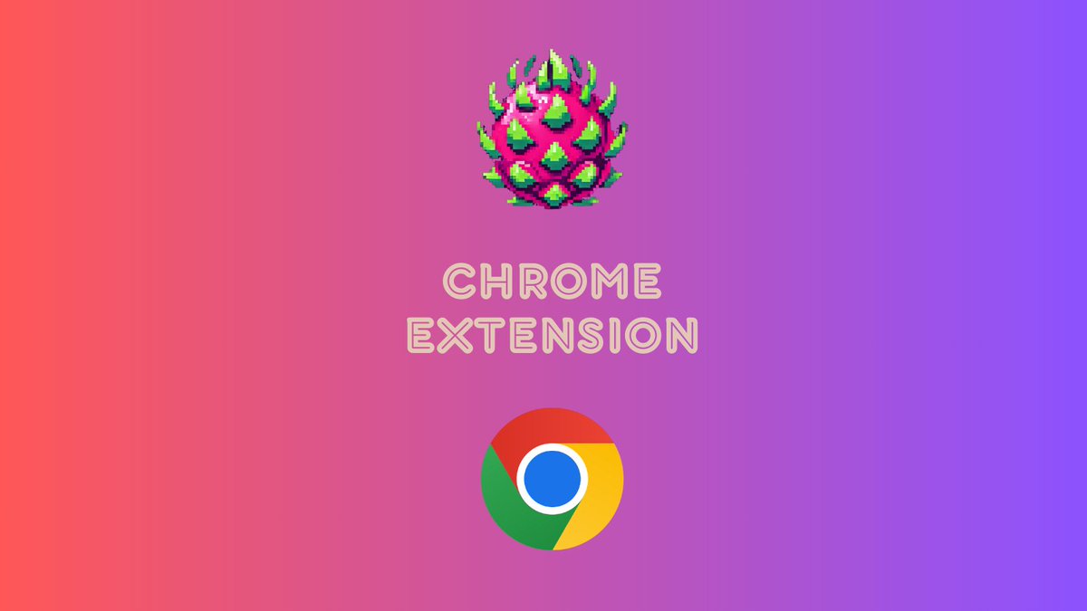 SuperfruitsAi's tweet photo. What makes the Dragonfruit AI Chrome Extension special?

• Speed: Analyze tokens faster and more efficiently. 🚀
• Ease of Use: Grab a Token CA from Dexscreener or https://t.co/mL1GyKlNzc, then quickly open the extension for instant analysis. 🔓

Release this week... https://t.co/dTfH3M1Rgp