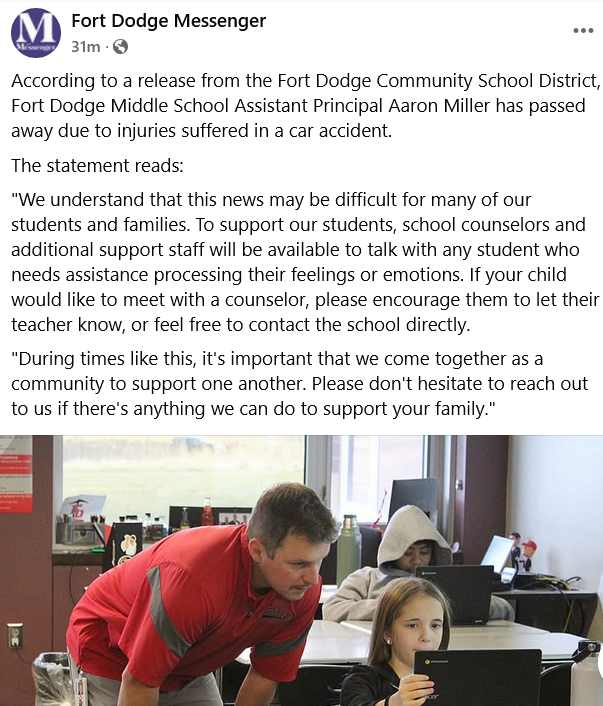 Rest in peace, <a href="/AaronMiller51/">Aaron Miller</a>. 💔