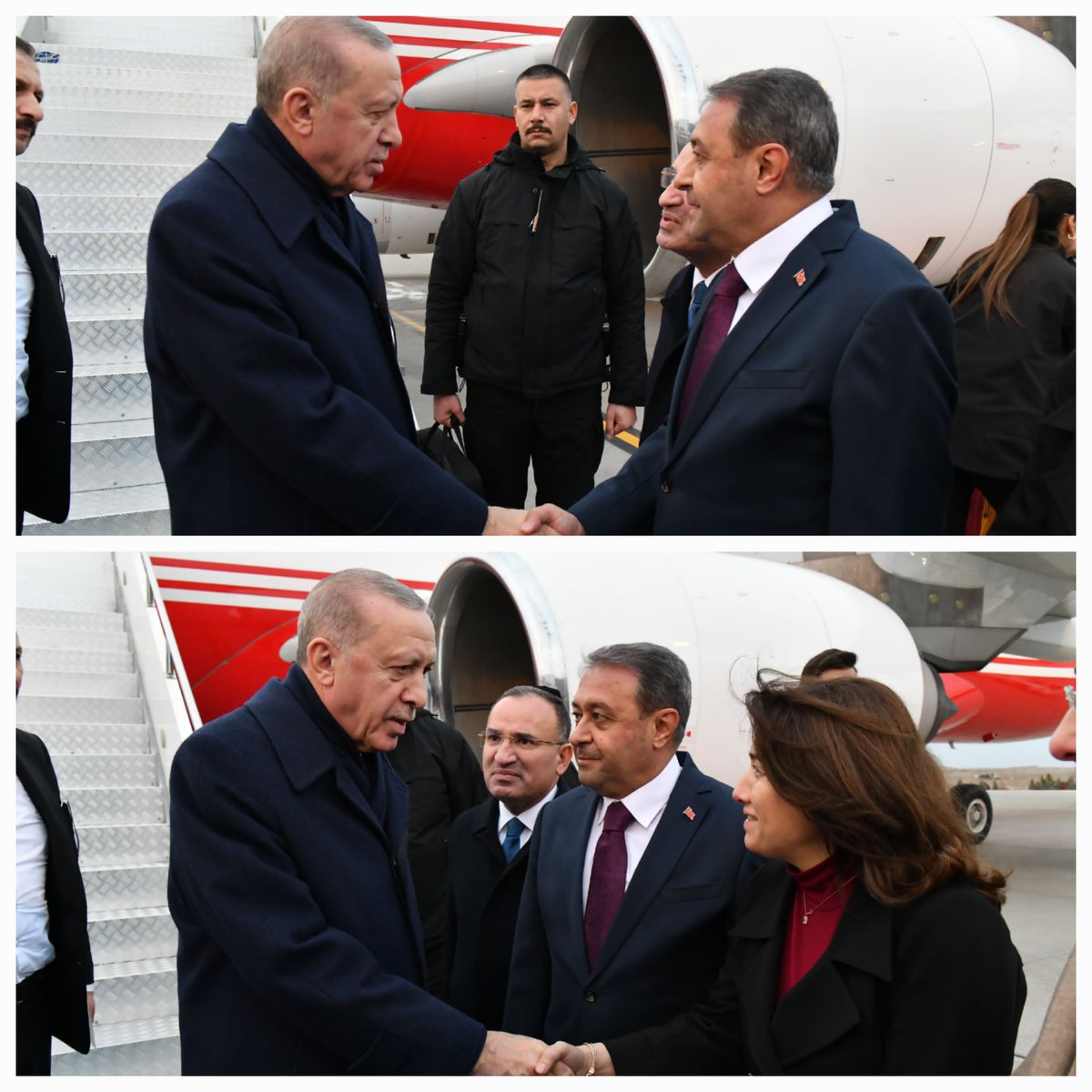 hasansildak's tweet photo. Programı kapsamında Şanlıurfa’yı teşrif eden 
Cumhurbaşkanımız Sayın Recep Tayyip Erdoğan’ı Milletvekillerimiz ve 
İl Protokolümüz ile birlikte 
GAP Havalimanında karşıladık. 

#Şanlıurfa
@tcbestepe https://t.co/f8VqtSARyF