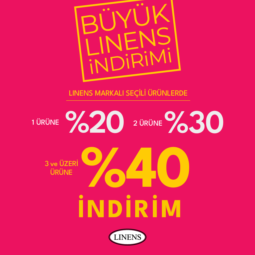 arenaparkavm's tweet image. Büyük Linens indirimi. #arenaparkavm #linens