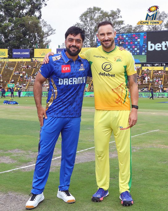 Joburg Super Kings win the toss and opt to bowl first in their clash against MI Cape Town! 🏏 📹 Credits: Twitter/MICapeTown