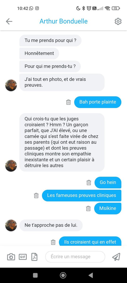 takeyourkarma's tweet photo. @paodereretour + il se faisait passer pour sa DARONE pour faire des menaces sur notre outil de travail https://t.co/1A5X7HTLon