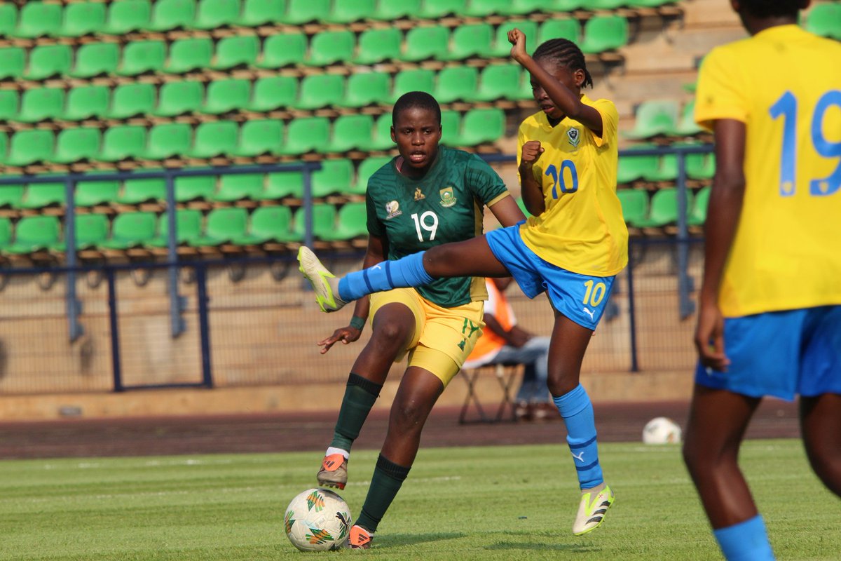 SAFA_net's tweet photo. Current score update in Franceville 

🇬🇦1️⃣-7️⃣🇿🇦
FIFA U17 Women’s World Cup qualifiers 
@VolkswagenSA https://t.co/aqu1c5sFha