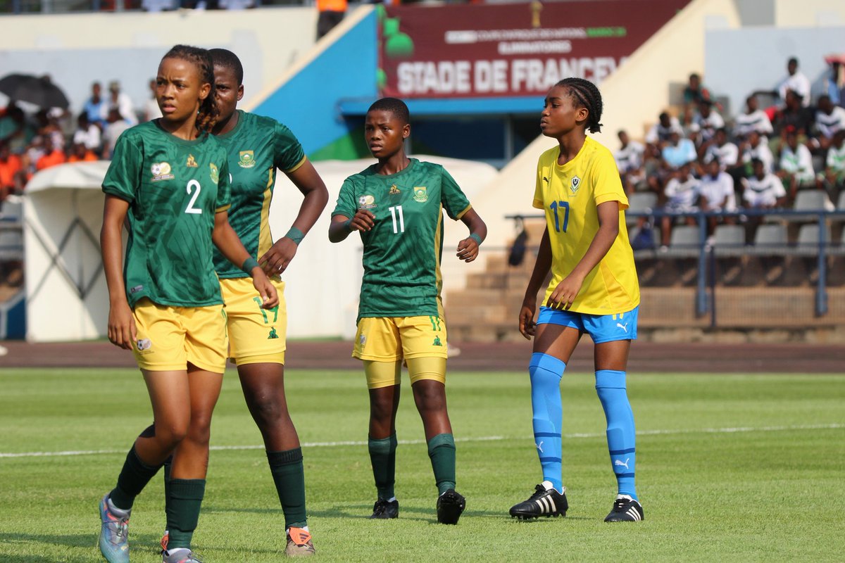 SAFA_net's tweet photo. Current score update in Franceville 

🇬🇦1️⃣-7️⃣🇿🇦
FIFA U17 Women’s World Cup qualifiers 
@VolkswagenSA https://t.co/aqu1c5sFha