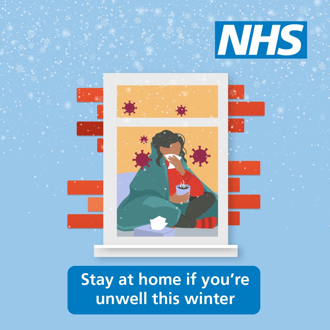 Avoid passing on viruses like flu, COVID-19 and norovirus to others this winter. 
  
Try to avoid contact with people while you have symptoms . 

Find out more: nhs.uk/staywell