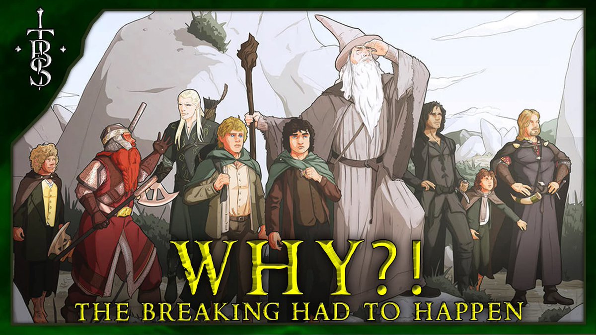 TheBroken_Sword's tweet photo. 🚨 Why The Breaking of the Fellowship Had to Happen.

Video link! 👉 https://t.co/SWJ6j7TDgV

.
.
.

#Gandalf #MiddleEarth #LordOfTheRings #Tolkien #LOTR #GandalftheGrey #TolkienFans #TheFellowship   #TheRingsofPower #Aragorn #PeterJackson #Legolas #Gimli #Frodo #SamwiseGamgee https://t.co/mc651pyUKR