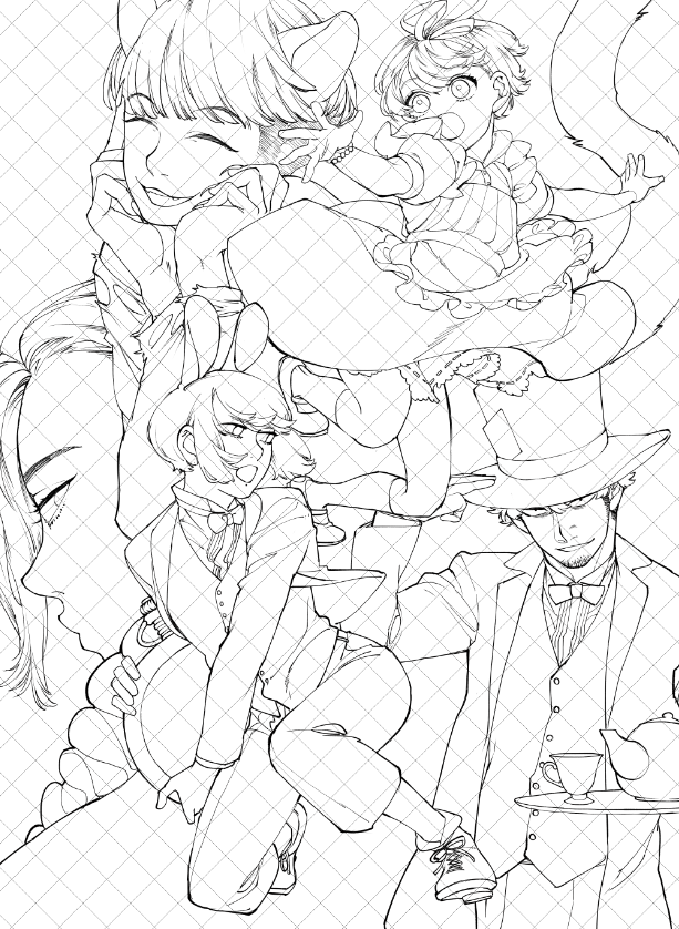 線画～ 