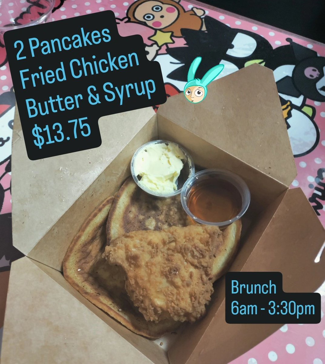 Doomies's tweet photo. Join us here we'd love to see you, or get delivery: https://t.co/qoqCsHmDaj has links 🖤

#veganla #veganbrunch #labrunch #veganfriedchicken #veganpancakes https://t.co/kAlujEghDs