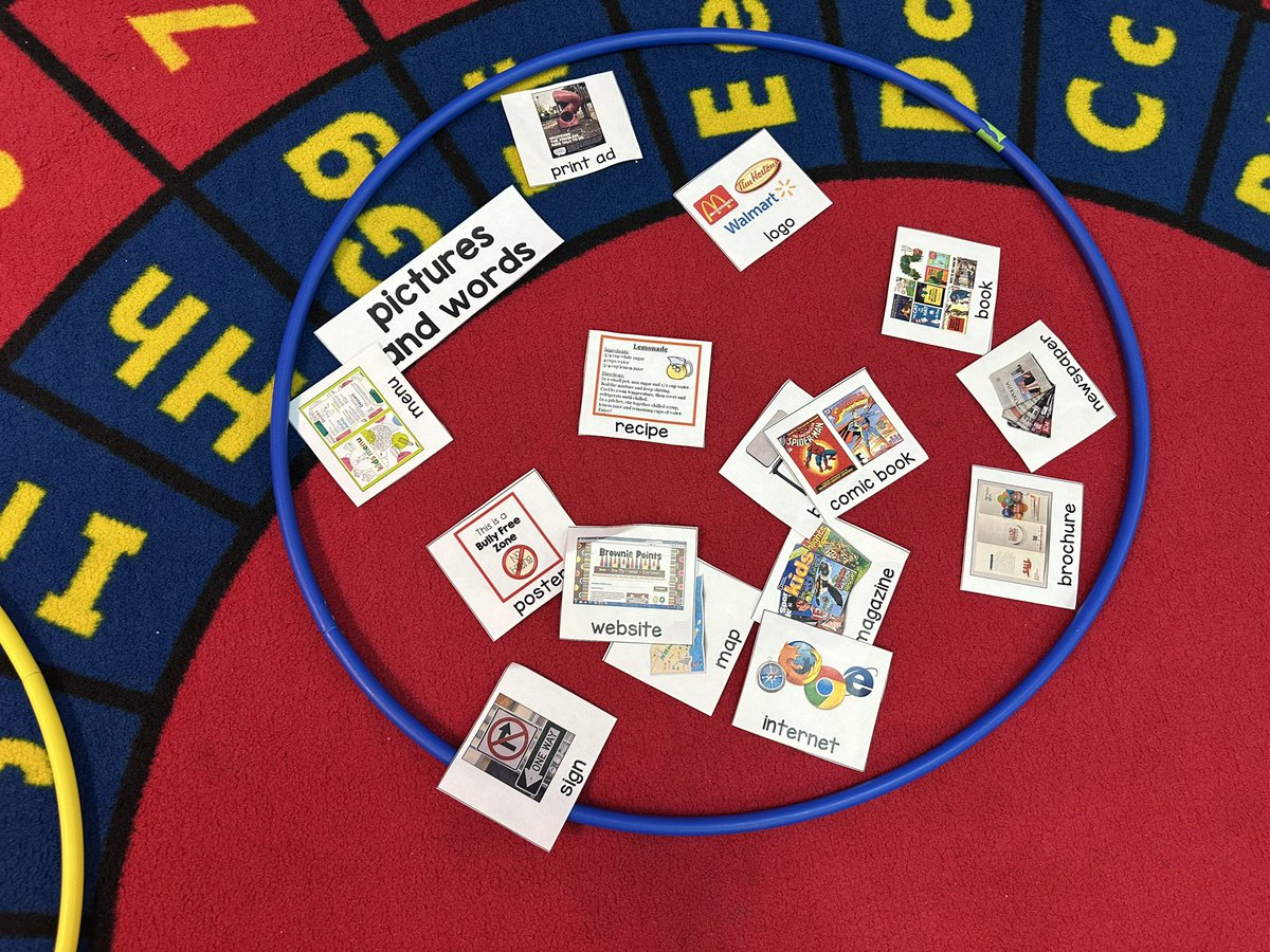 jenna_brown's tweet image. Sorting types of media literacy with some movement and hands on fun 🥰 #lifeinALE @NISDLangleyES @NISDSpecialEd
