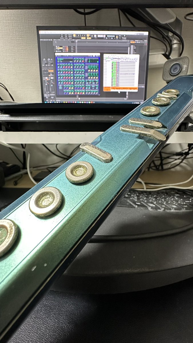 yunie564's tweet photo. ヒサビサに #EWI_USB ！
#軽いは正義 ！
以前からベンドダウンが死んでるけど、十分使えるっすよ！ https://t.co/xxUXamsz0r
