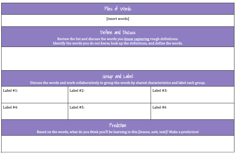 How do you get students to think deeply about new vocab?

The "pile of words" strategy challenges students to engage in conversation, work collaboratively, &amp; think critically about vocabulary by positioning them at the center of their learning: bit.ly/46tBzlr

#engchat