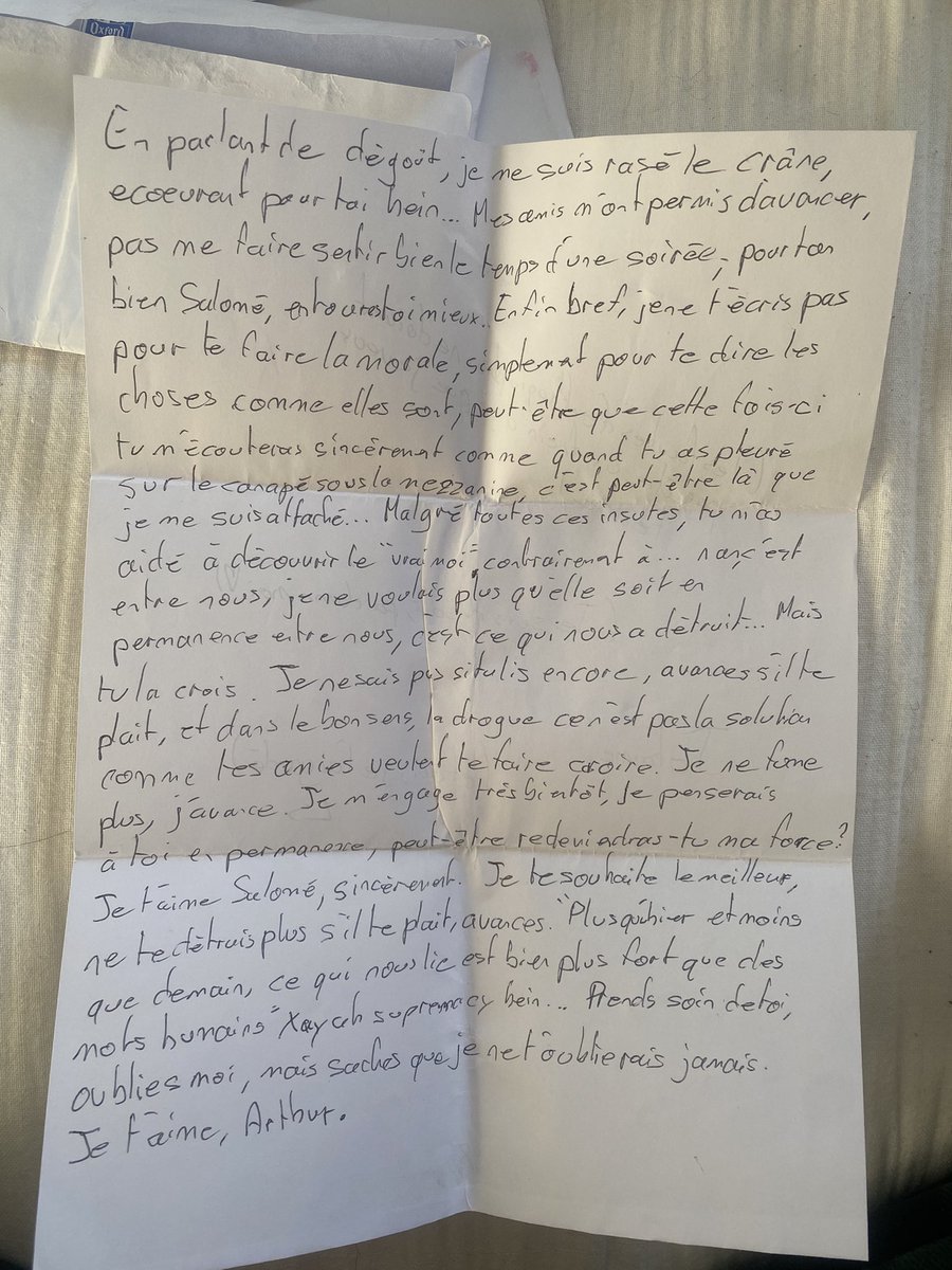 takeyourkarma's tweet photo. @paodereretour Lettre n•1 avec double dose d’écriture de CE2 https://t.co/Ht6byMfwDG