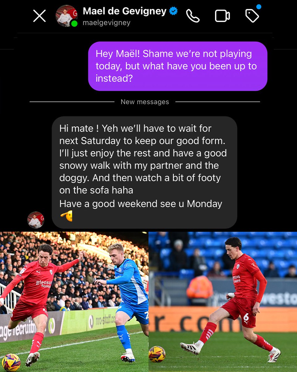 BarnsleyFC's tweet photo. A wholesome Saturday for MDG 🐶 https://t.co/njKmqVhdj0