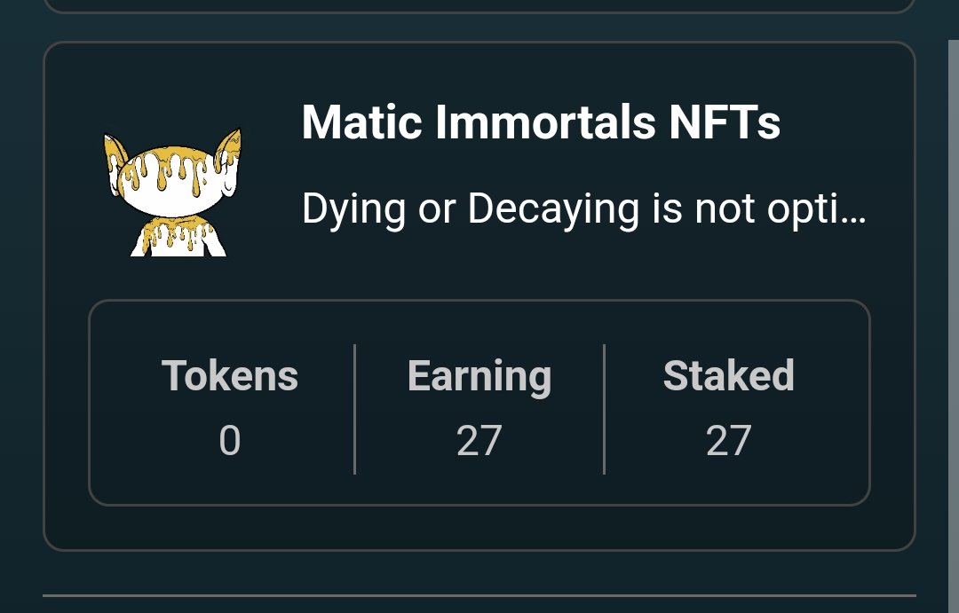 last ninja (@tsumaranai_95) on Twitter photo Hi guys.. for <a href="/MaticImmortal/">MaticImmortals</a> holder u can stake your immortal2 now , if u Don't have immortal NFt yet, u can mint it ..
@_CryptoCulture <a href="/Dank_Coin91/">Dankbeard - SCG</a> <a href="/HipsterJesusNft/">hipster-jesus.nft</a>
#NFTCommunity
#NFTsales
#nftarti̇st Hi guys.. for <a href="/MaticImmortal/">MaticImmortals</a> holder u can stake your immortal2 now , if u Don't have immortal NFt yet, u can mint it ..
@_CryptoCulture <a href="/Dank_Coin91/">Dankbeard - SCG</a> <a href="/HipsterJesusNft/">hipster-jesus.nft</a>
#NFTCommunity
#NFTsales
#nftarti̇st