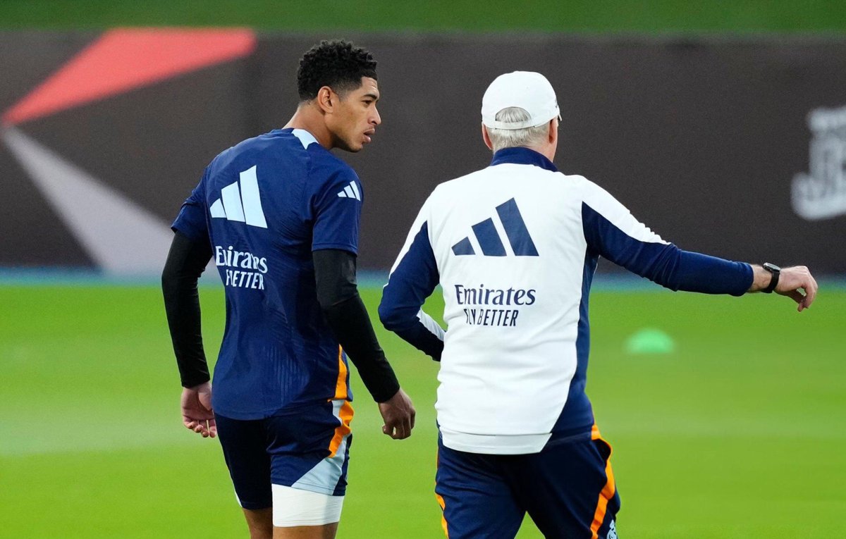 MadridXtra's tweet photo. Jude Bellingham x Carlo Ancelotti 🗣️ https://t.co/qUF9vsmafx