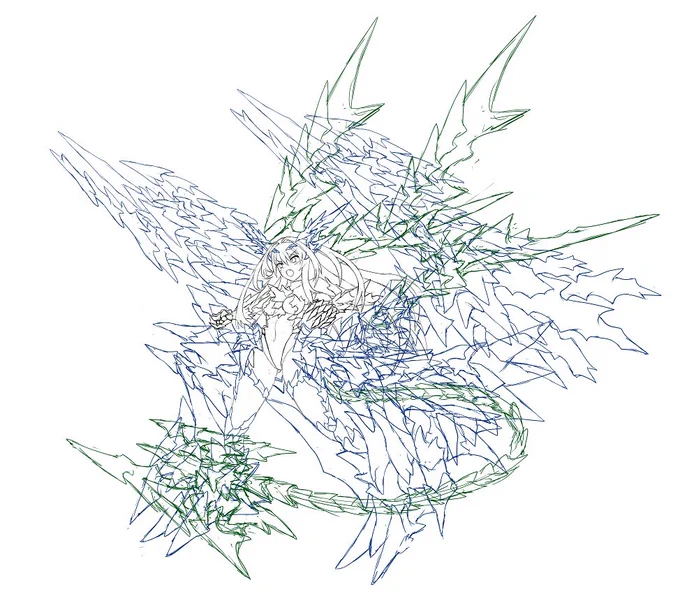 最近はラフと完成絵のギャップが大きいとAI使用認定されるらしいのだけど、そこそこ線を整えた下描きしかWIPで上げないから、ふっとらちゃんはその辺つつかれないかもなぁ… でもラフと完成絵とかギャップあって当たり前だし、そんなの後からどうとでも言える話だと思うけどね 最近一番頑張ったやつ↓