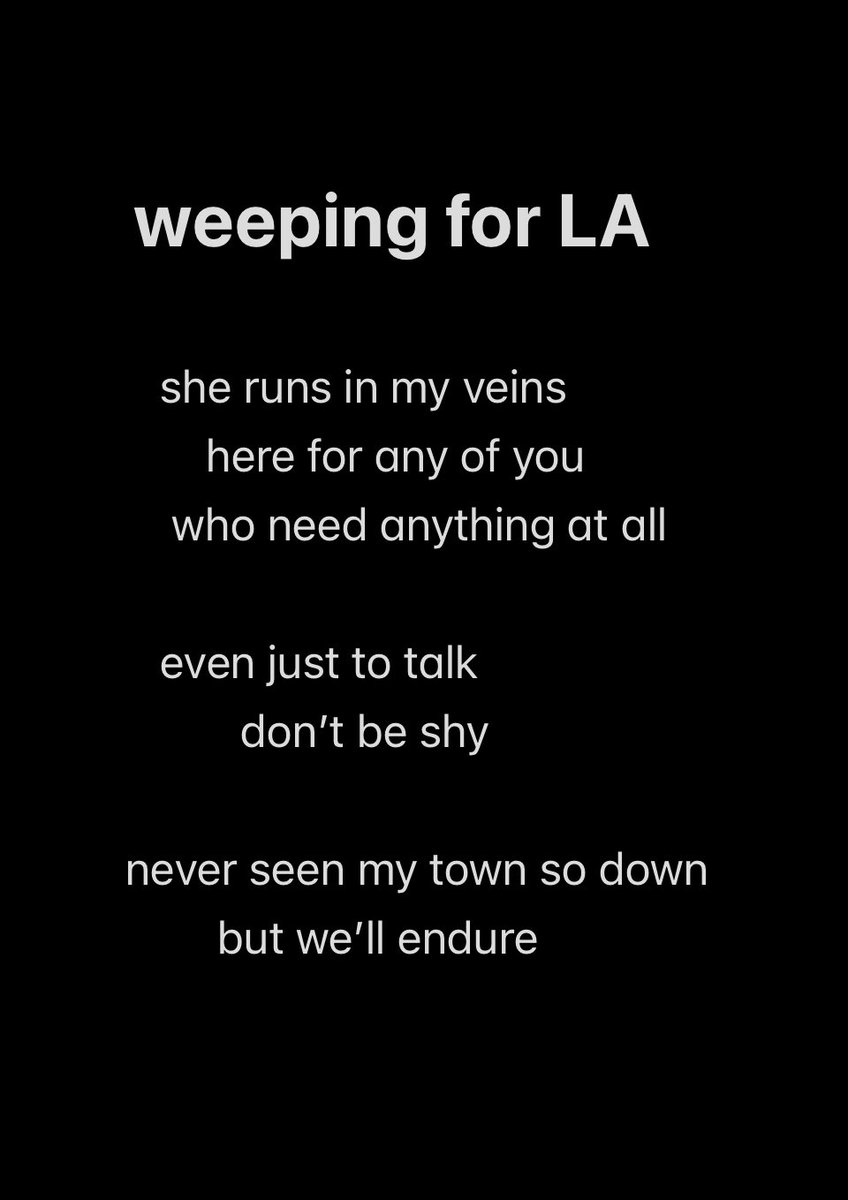 stephenlkane's tweet photo. love you all so much #LosAngelesFires https://t.co/WCjm3sCiBy