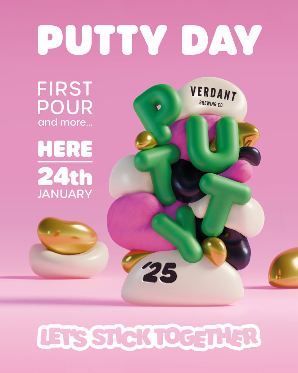pubcathope's tweet photo. Of course we will have the magnificent @verdantbrew Putty on again this year. Circle January 24th in your calanders, it's time to #uptheputt. https://t.co/PGwEeXkT8C