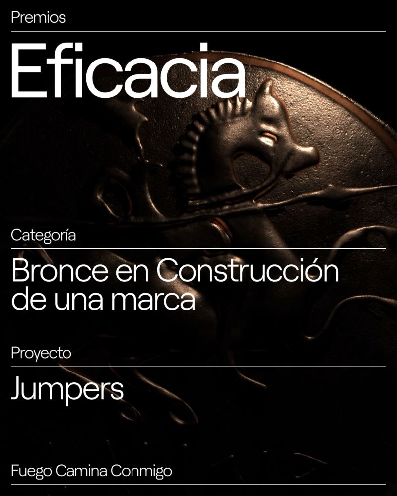 FuegoCaminaC's tweet photo. Sí. Este es el segundo post consecutivo que subimos hablando de premios que nos han dado. Esta vez, en los hashtag#Eficacia2024:

🥉 Bronce en Mejor acción en Branded Content con 'Pienso, Luego Actúo' de Yoigo.
🥉 Bronce en Construcción de una marca con Jumpers. https://t.co/PfKGUVYfd1