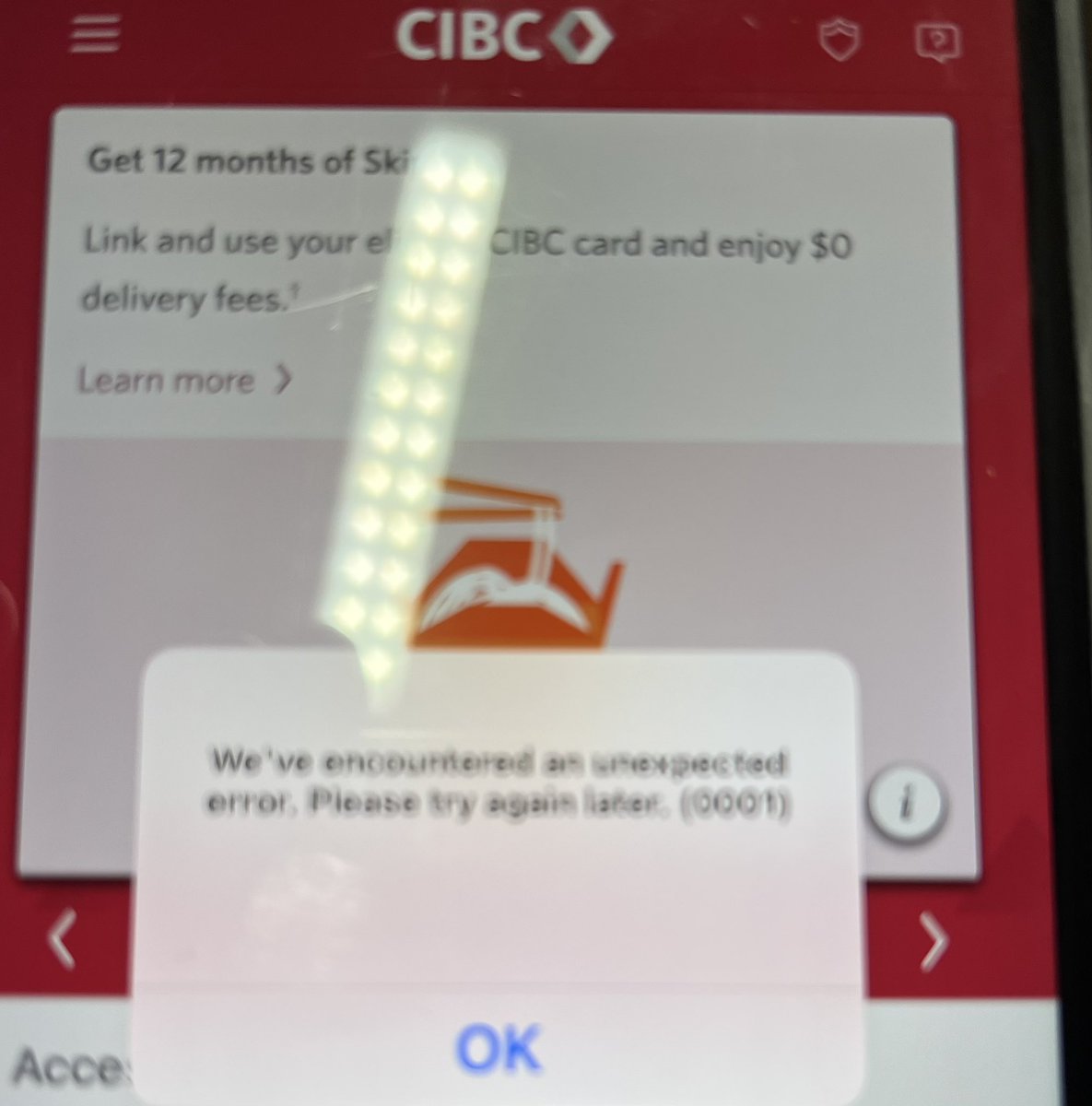 UKCanadians's tweet photo. Hey @cibc had this for 2 days. Can I just close the account? https://t.co/eala1zjaff