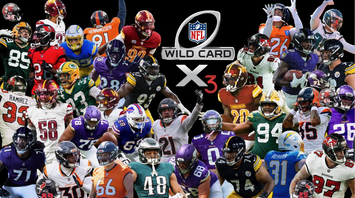 X3performance's tweet photo. Wild Card Weekend is here! We’re ready to watch these X3 guys go to battle on the road to Super Bowl LIX. https://t.co/h6izrRmghF