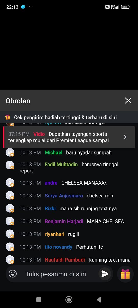 DirgaDM's tweet photo. @vidio bisa jaga komitment schedule gak? Kok gak profesional. https://t.co/rZtITr6rZB