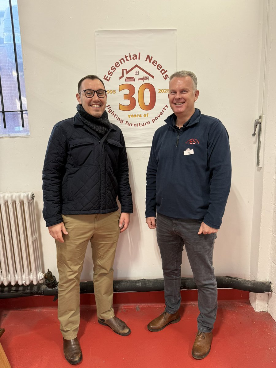 tomgordonLD's tweet photo. Today, I visited Essential Needs, which is celebrating 30 years of supporting our local community.

Their staff and volunteers provide affordable household items to help tackle furniture poverty.

It was inspiring to hear about all they do and the difference they make. https://t.co/UT2n7OqHCJ