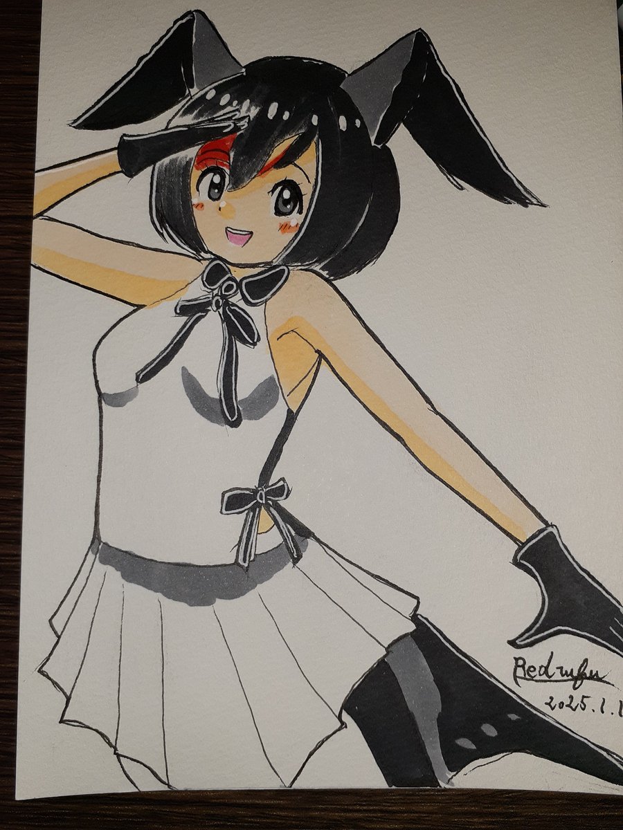 redrufu2000's tweet photo. 飛行機に乗っている時に描いたツバメちゃんに色塗ってみました！
(ツバメちゃんかわいいからもっといい感じに描きたい…黄色と藍色のコピック欲しい…名古屋の栄近辺にコピック揃っている文房具店あるかな…) https://t.co/wg9U6fY8RF