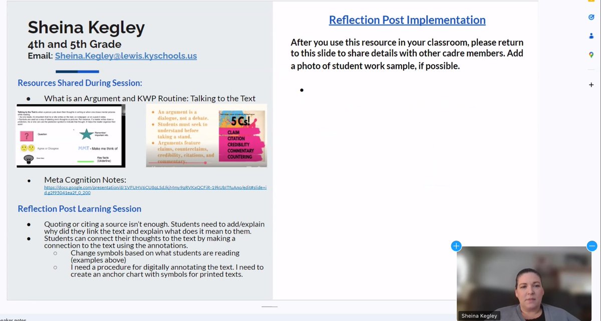 Great <a href="/KEDCGrants/">KEDC Grants</a> presentation from <a href="/SheinaKegley81/">Sheina Kegley</a> on using slide decks as a reflection tool.  So much potential to build greater collaboration with our <a href="/kedc_epic/">EPIC</a> and <a href="/KEDC_HERO/">HERO</a> teacher colleagues.  #KEDCEdTech 

<a href="/DrJWEvansJr/">Jim Evans Ed.D.</a> 
<a href="/KyWriteRight/">Jackie White Rogers</a> 
<a href="/_MrsSaraSmith/">Sara Smith</a>