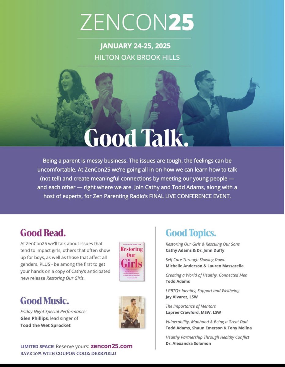 Be sure to join us for the last Zen Parenting Conference ever! It is going to be a very special weekend. This one’s a life changer. You’ll make new friends, be a better, more present parent, and see yourself in a new light.