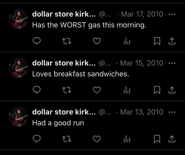 dollar store kirk hammett tweet media