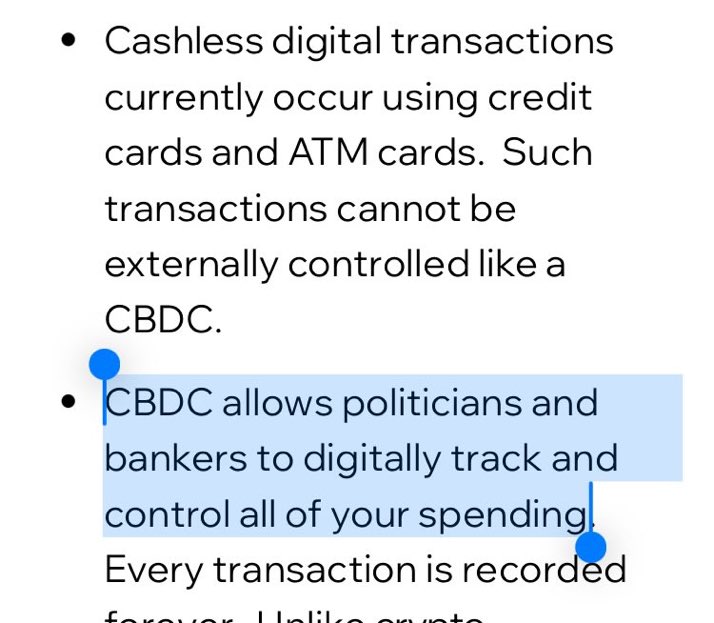 Resist_CBDC's tweet image. CBDC is not just “digital”

it’s PROGRAMABLE 👈