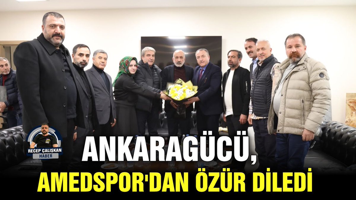 “Ankaragücü Amedspor’dan özür diledi” haberleri gerçeği yansıtmamaktadır. Faruk Koca ancak ve ancak kendi şahsı adına özür dileyip ziyaret gerçekleştirebilir. Ankaragücü camiası İstiklal Marşımızı ıslıklayan hiçbir takımdan özür dilemez, dileyemez!