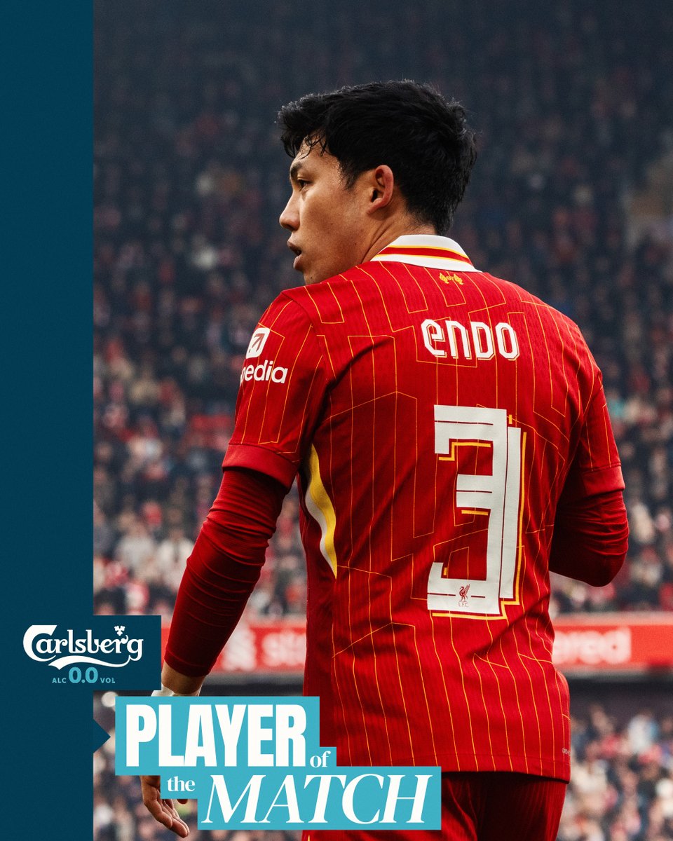 A superb performance from Wataru 👏

He is your <a href="/carlsberg/">Carlsberg</a> Player of the Match 🏆 #Ad