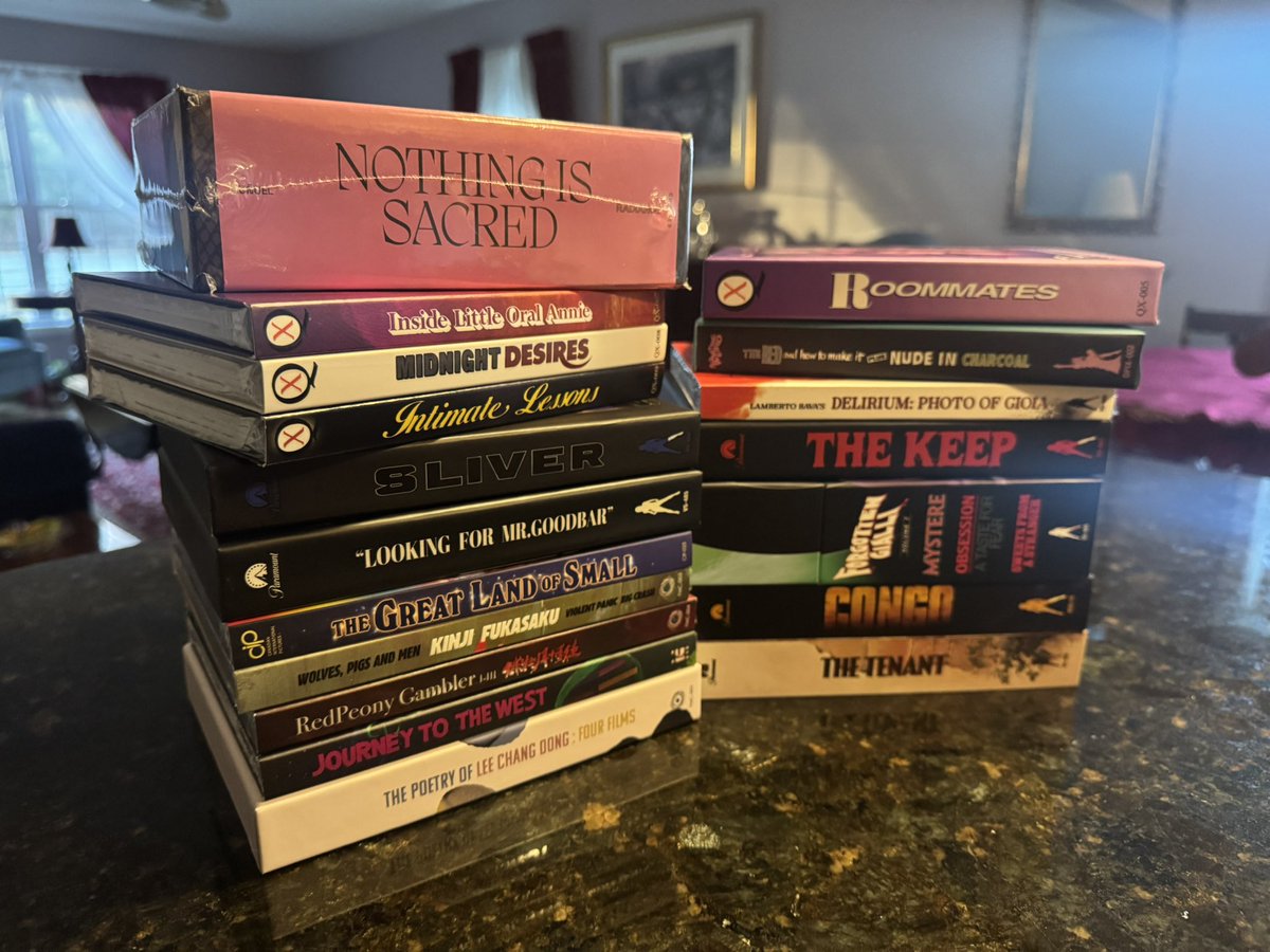 Beginning this year I will now be posting up my entire physical media collection. I’m now also starting up the YouTube and TikTok channel.

Starting with this new first haul of 2025. Thought I bought all of these in 2024 outside of Nothing is Sacred is my first title of 2025.