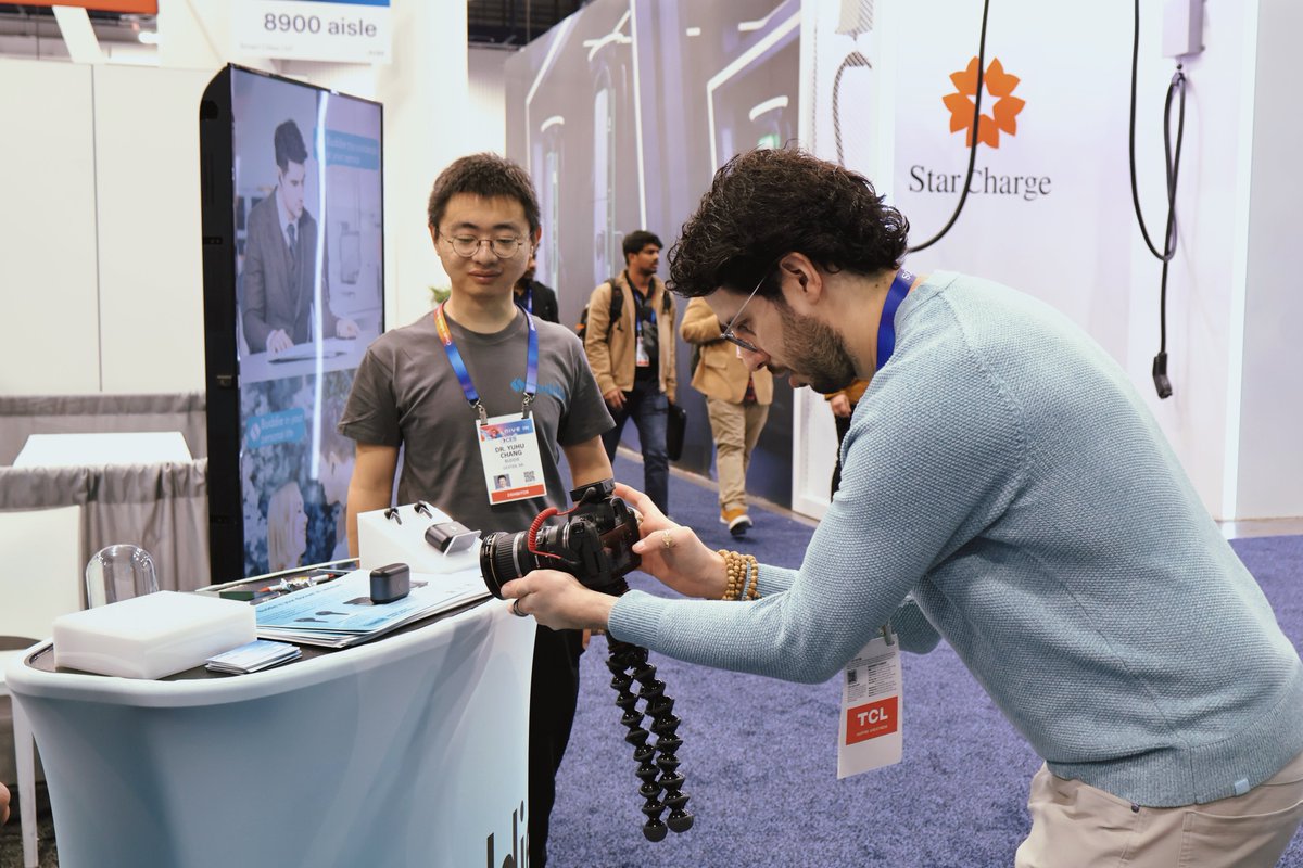 buddie_ai's tweet photo. 🎉 Last day at #CES2025!
It’s been an incredible journey showcasing Buddie to all of you. 🎧
Missed us at the show? Don’t worry—Buddie is coming to Kickstarter! 🚀
👉 https://t.co/2An0drS53C
Thank you for all the love and support at CES!  See you on Kickstarter! https://t.co/2PdzjujfWT