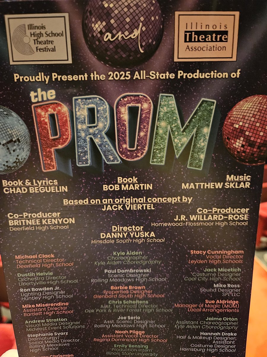 vjasully's tweet photo. Last show of this year's Theatrefest: #TheProm @VJA_Theatre had a wonderful time! Thanks @IllinoisTheatre ! https://t.co/1Ff7zBbjVV