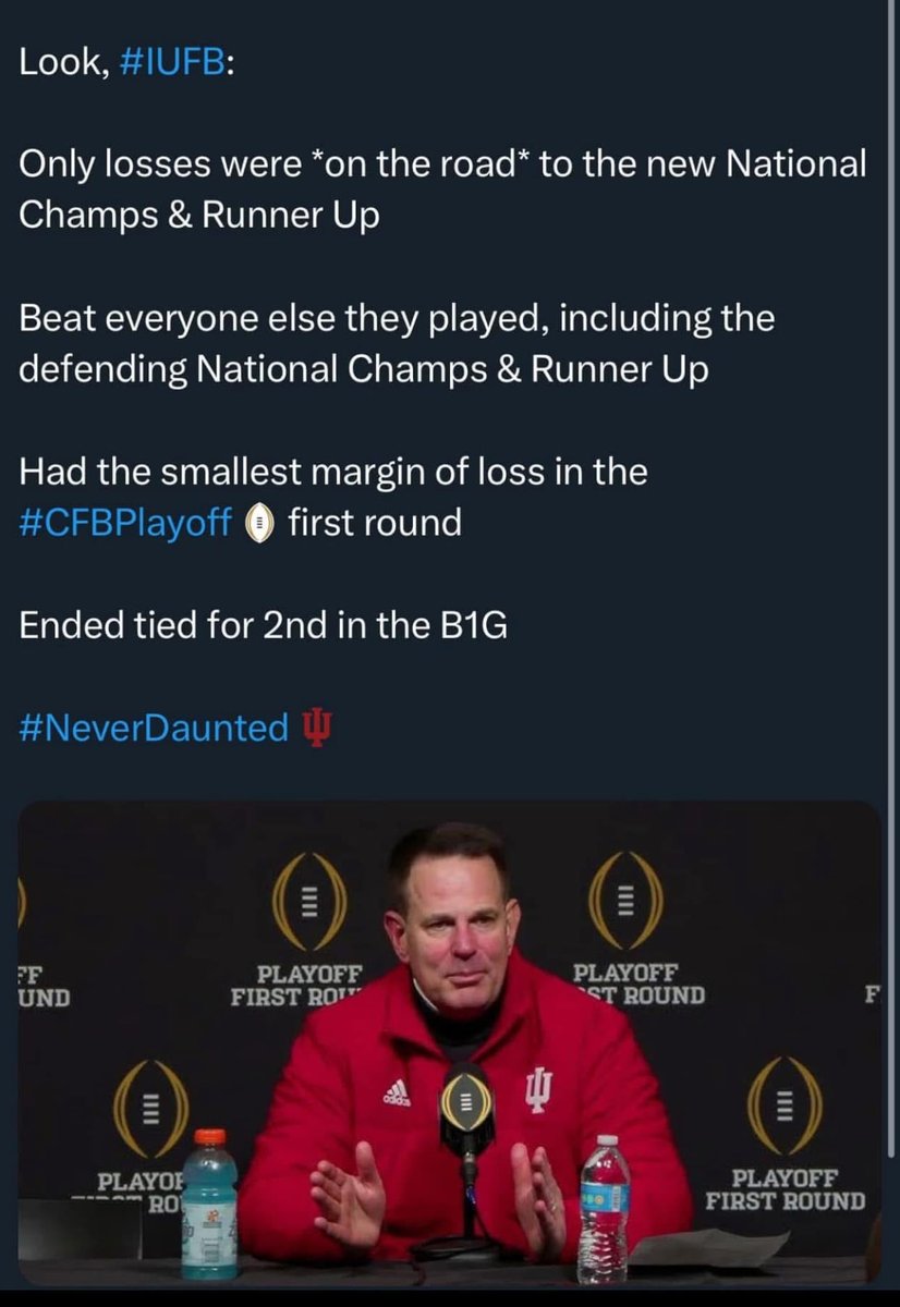 BuffaLouies's tweet photo. ⁦@IndianaFootball⁩ https://t.co/DbokgoMDG4