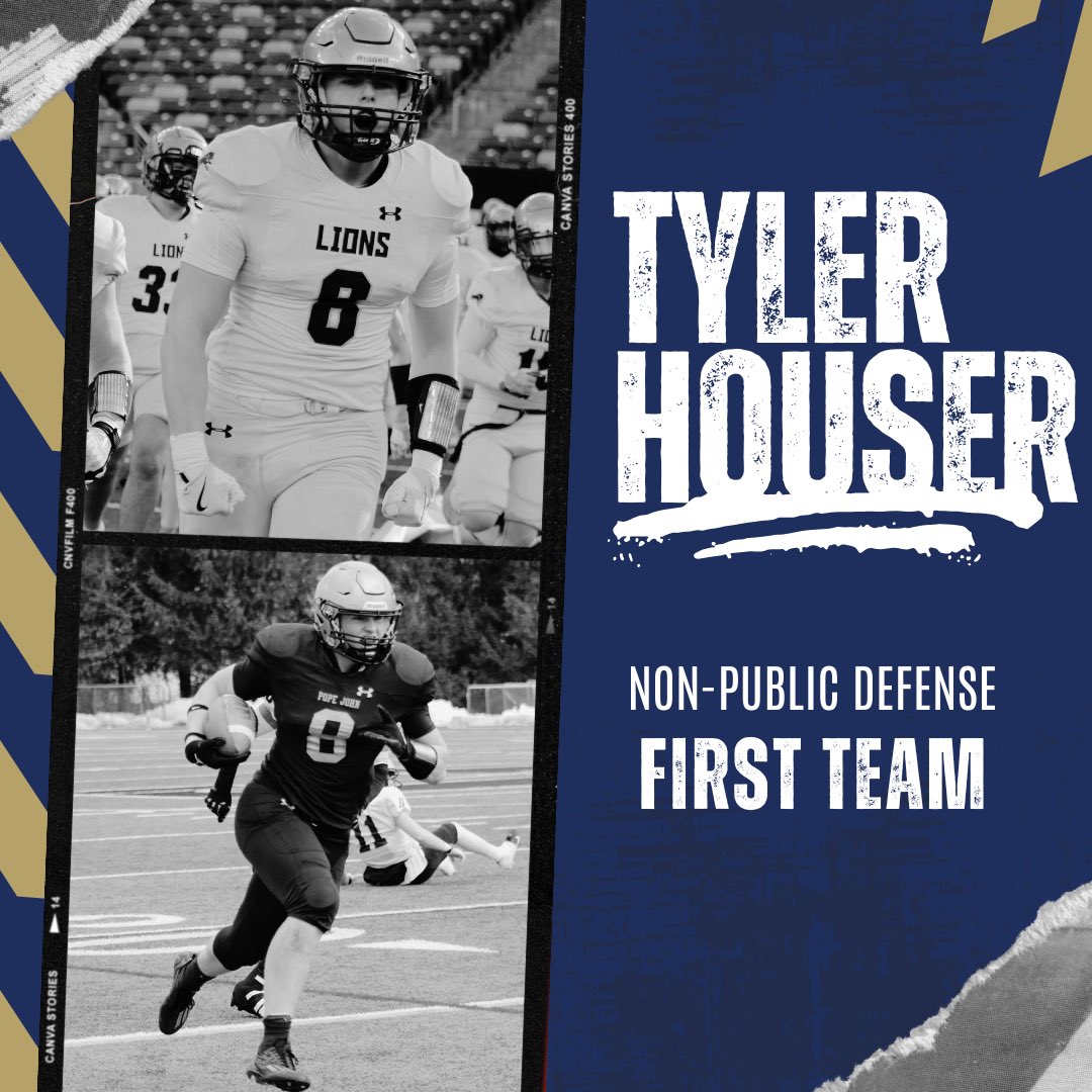 PopeJohnLionsFB's tweet photo. Big congratulations to our boys, making the all Non-Public Team

#essehonerempatrinostro 
#wearepopejohn https://t.co/VMHSeqtmDw