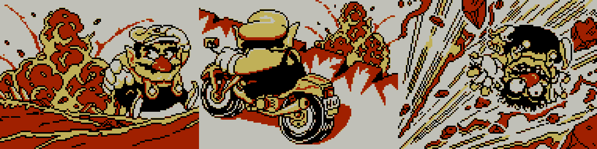 coolestfucker's tweet photo. appreciation post for all the funny little wario drawings from wario blast https://t.co/R9Qj3qINp6