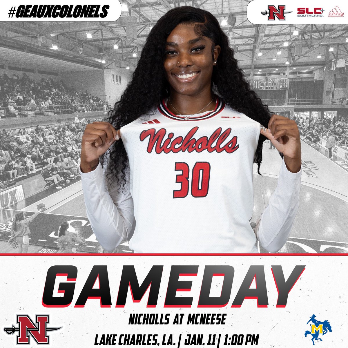𝘽𝙖𝙘𝙠 𝙩𝙤 𝙒𝙤𝙧𝙠

🆚 McNeese
⏰ 1:00 PM
📍 Lake Charles, La.
📊  tinyurl.com/2cdylm7x
📺  tinyurl.com/253jvoo2

#GeauxColonels