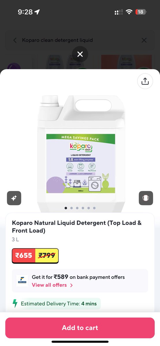 swati_agarwalla's tweet photo. @koparoclean @Simrankhara1 

This is to bring it to your notice that there are two different marketplaces selling your product at two different rates.

I understand they can give discount as per wish but why is the MRPs different? 

Please see the SSs for reference. https://t.co/gU6DpYlPVd
